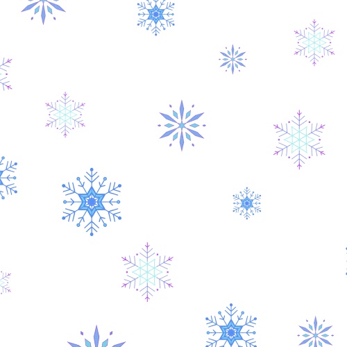 【Free配布】Twitch季節 アニメーションエモート(冬)、雪の結晶