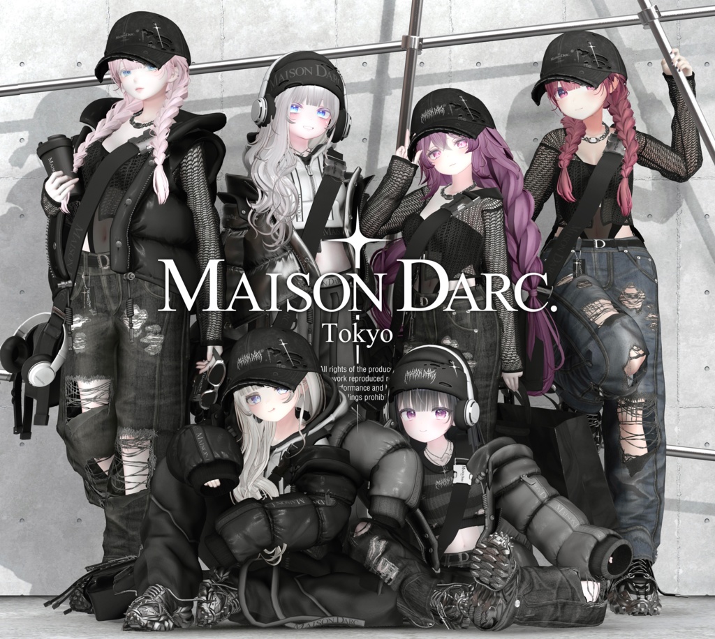 ♞ NYLON ZIP PANTS ♞