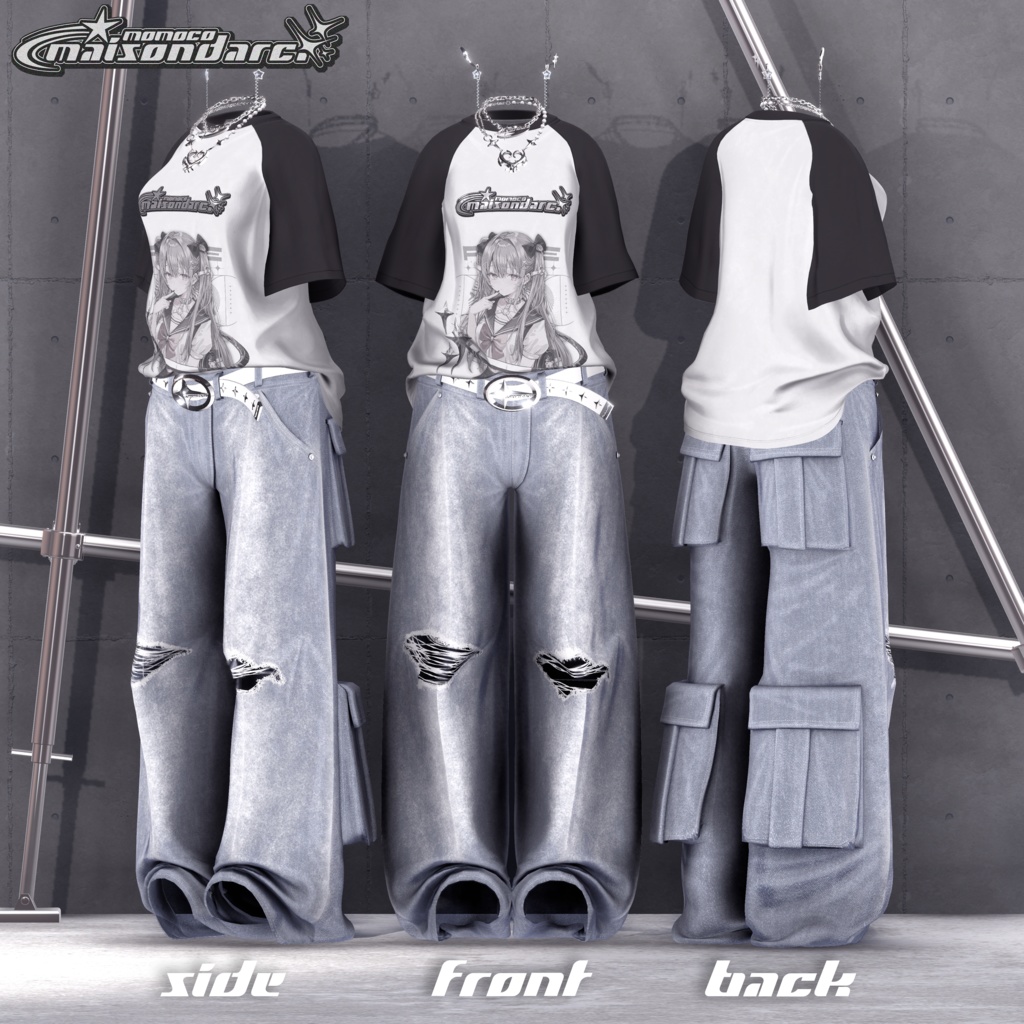 ♘Tuckin Denim Setup ももこ先生コラボデザイン🍑