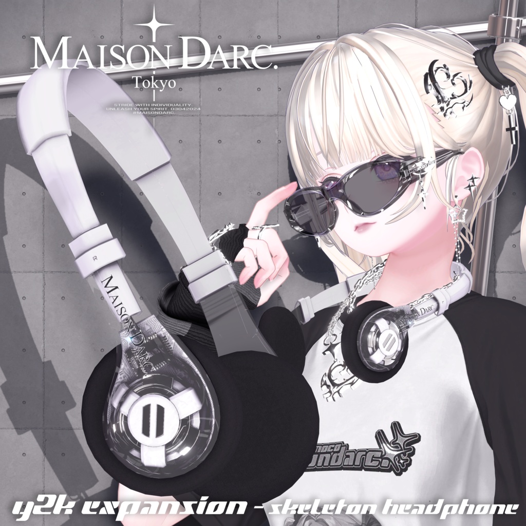 ♘Skeleton AudioSystem Headphone & EarPhone