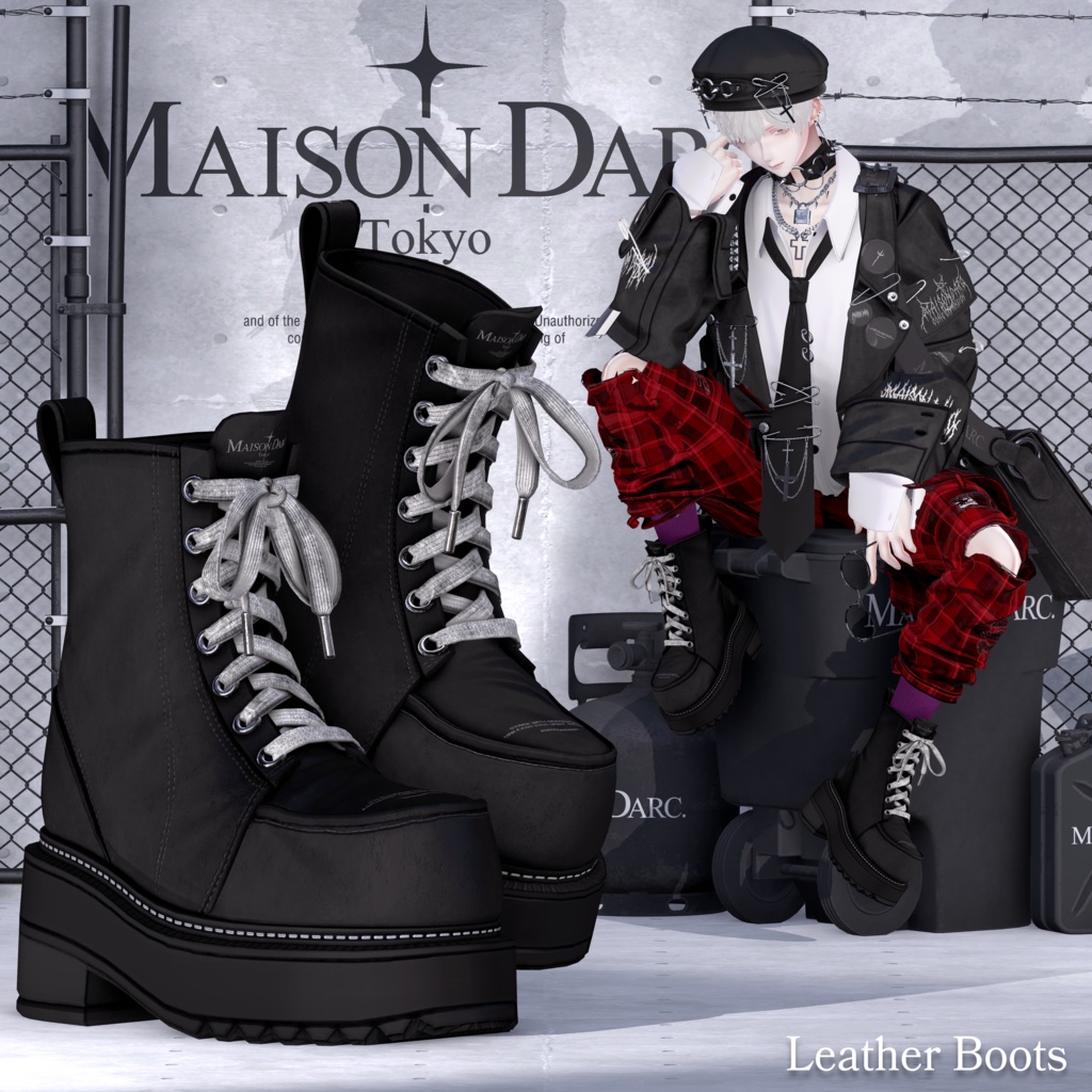 ♞ LEATHER BOOTS♞