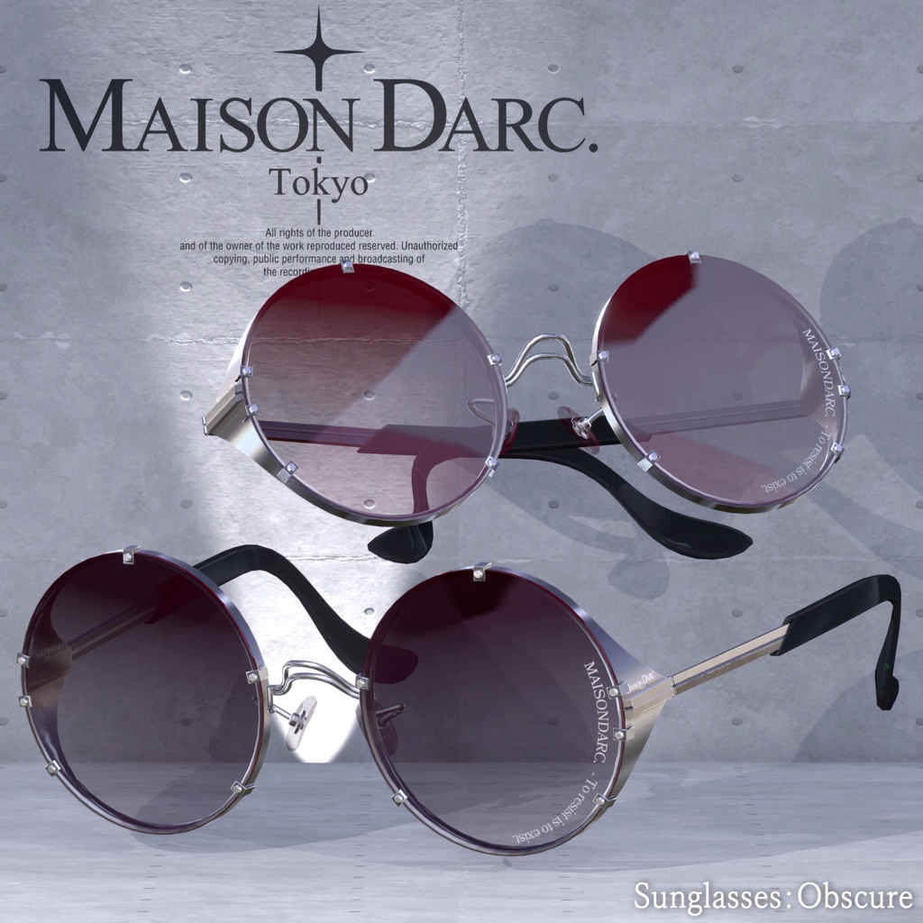 ♘SUNGLASSES - OBSCURE - ♘