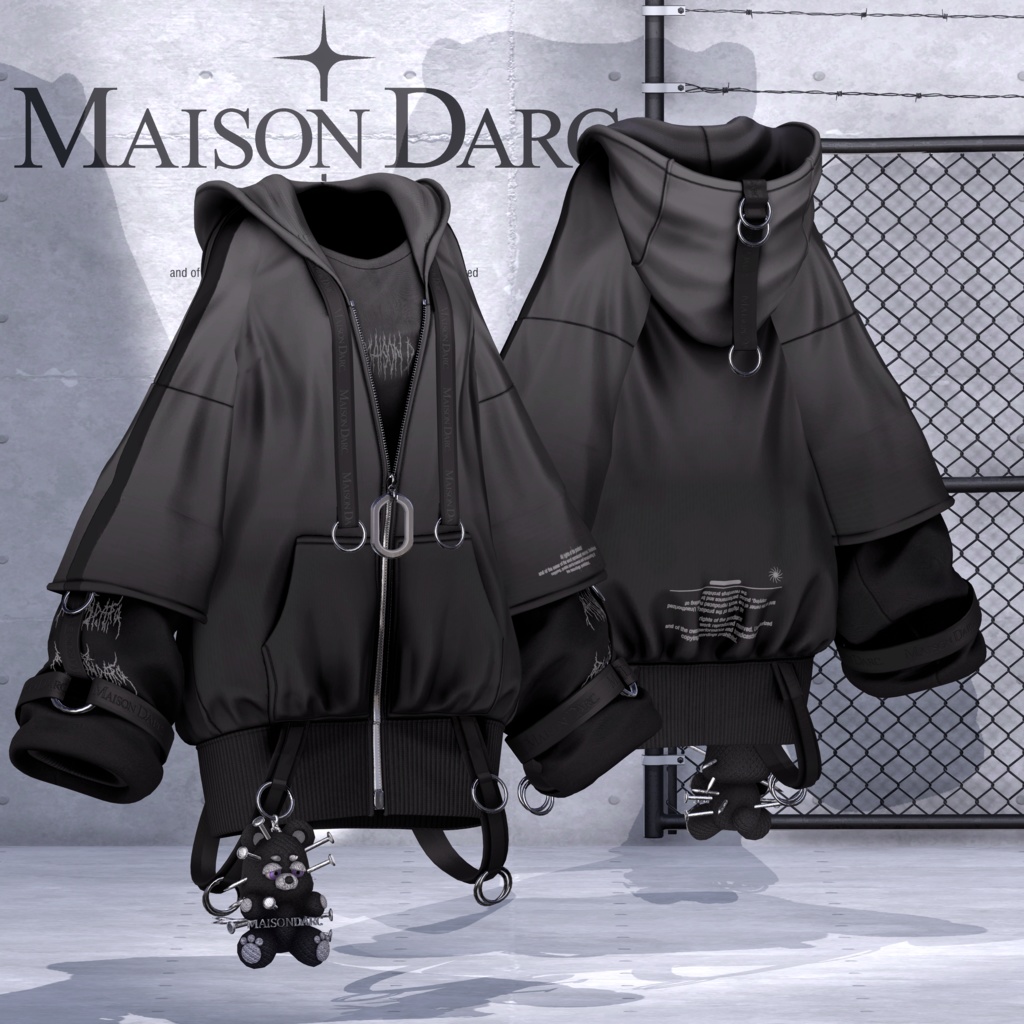 ♘PARACHUTE HOODIE♘