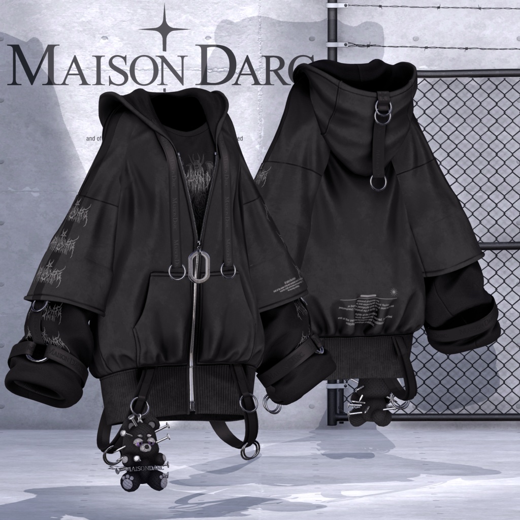 ♘PARACHUTE HOODIE♘