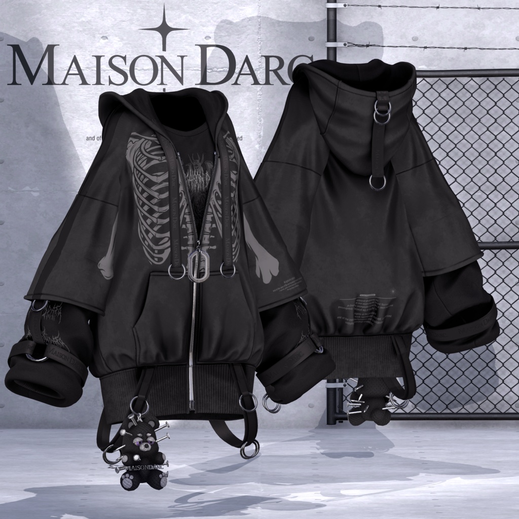 ♘PARACHUTE HOODIE♘