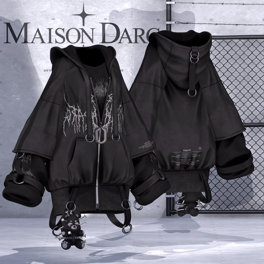 ♘PARACHUTE HOODIE♘