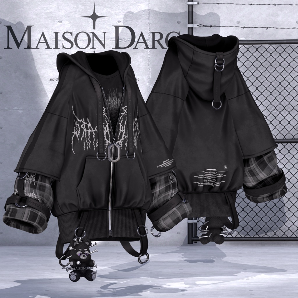 ♘PARACHUTE HOODIE♘