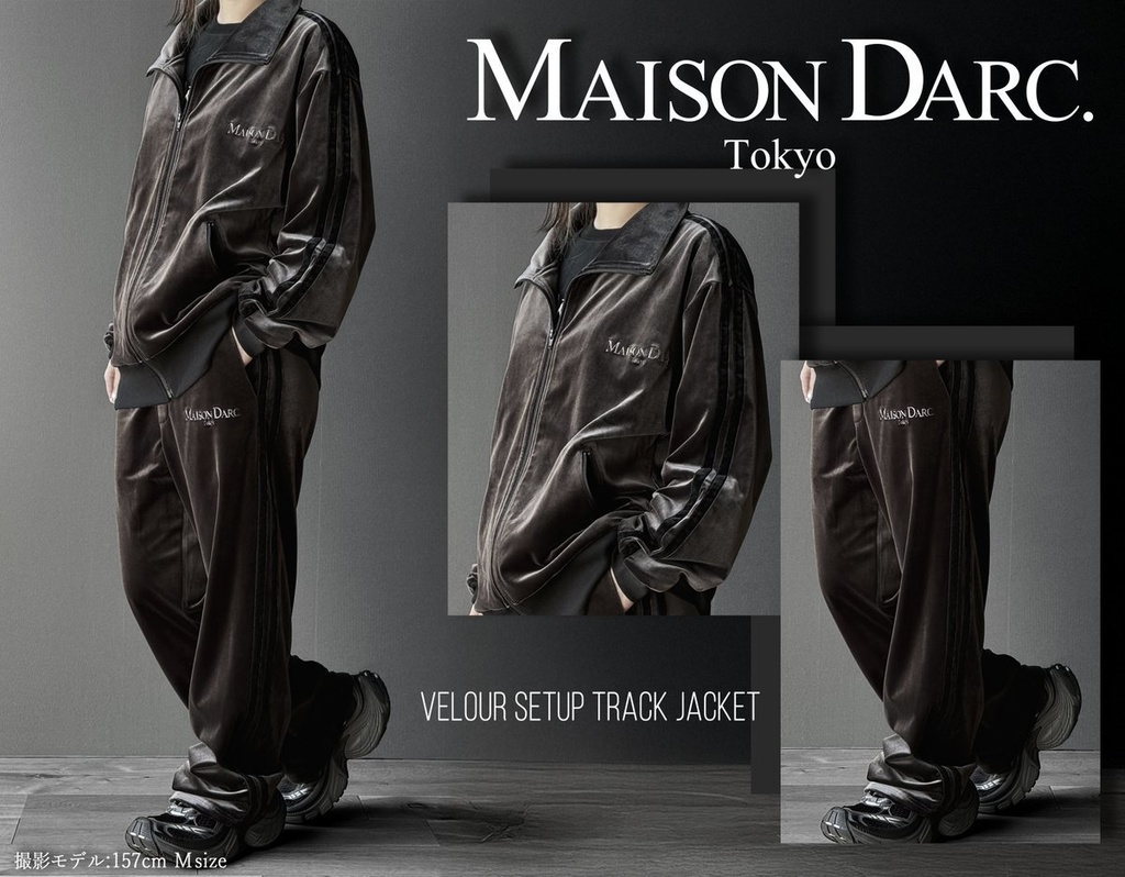 ♘VELOUR SETUP TRACK JACKET♘ 数量限定リアルグッズ!!