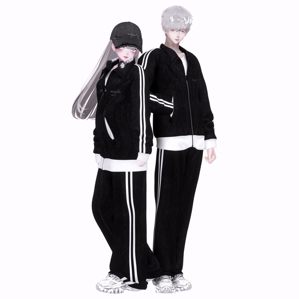 ♘VELOUR SETUP TRACK JACKET♘ For VRChat