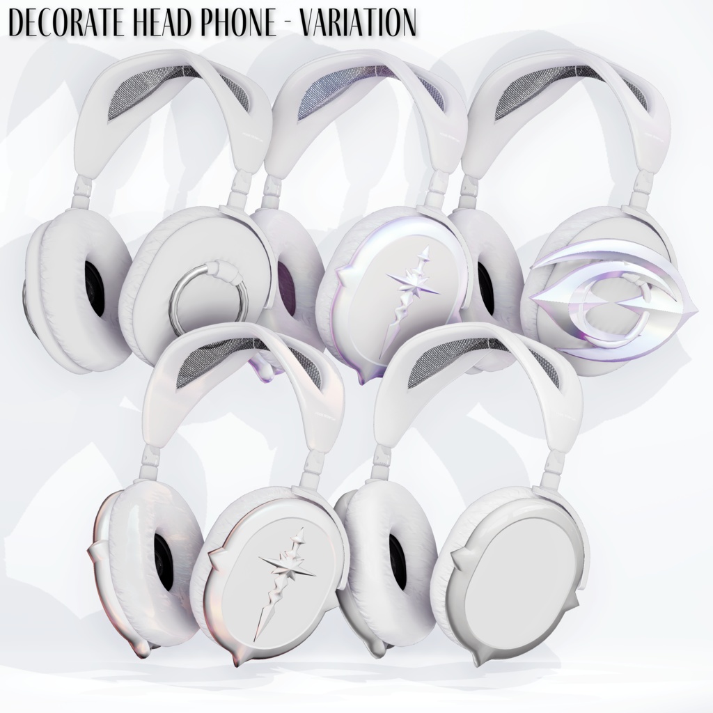 ♘MODE SCRIPTUM /// DECORATE HEADPHONE ♘