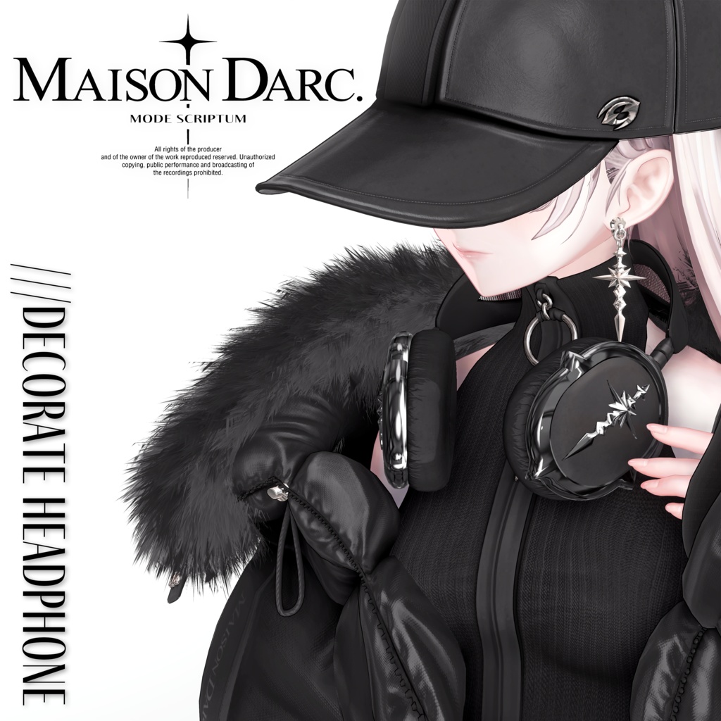 ♘MODE SCRIPTUM /// DECORATE HEADPHONE ♘