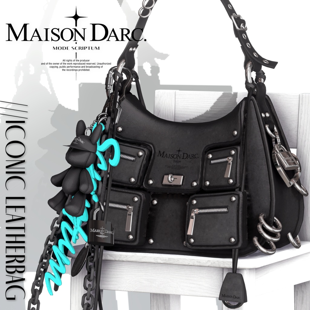 ♘MODE SCRIPTUM /// ICONIC LEATHER BAG ♘