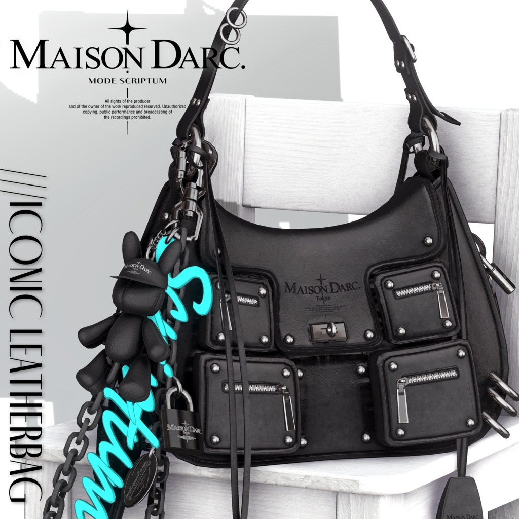 ♘MODE SCRIPTUM /// ICONIC LEATHER BAG ♘
