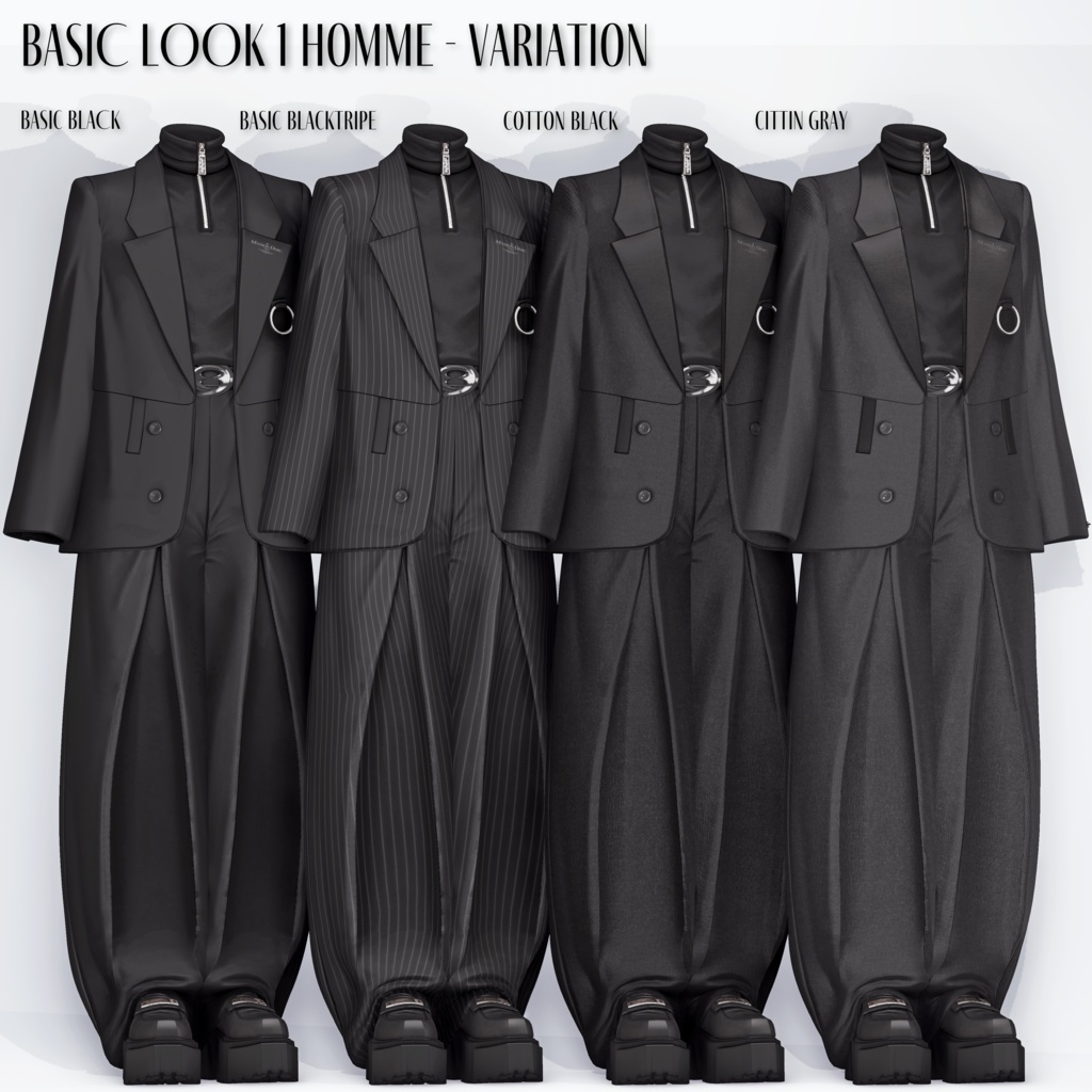 ♘MODE SCRIPTUM /// BASIC LOOK 1 HOMME♘