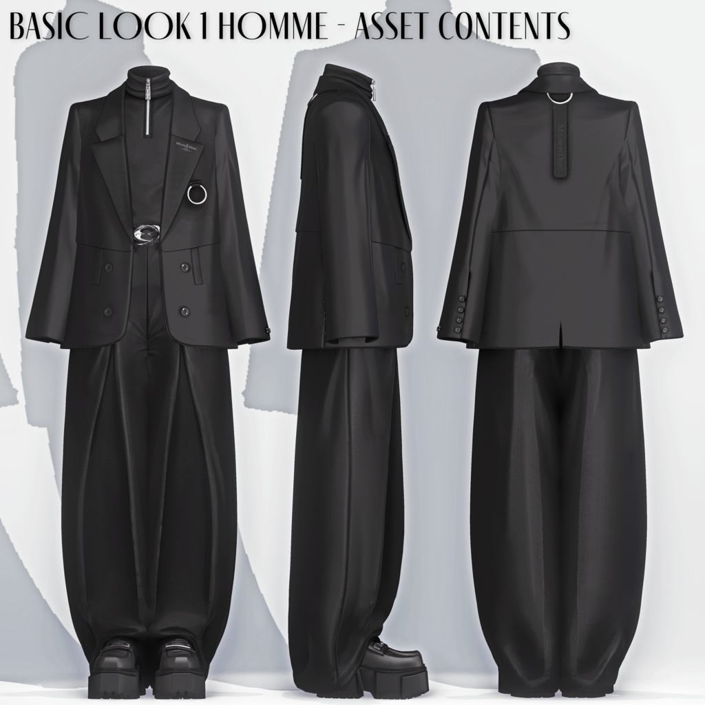 ♘MODE SCRIPTUM /// BASIC LOOK 1 HOMME♘