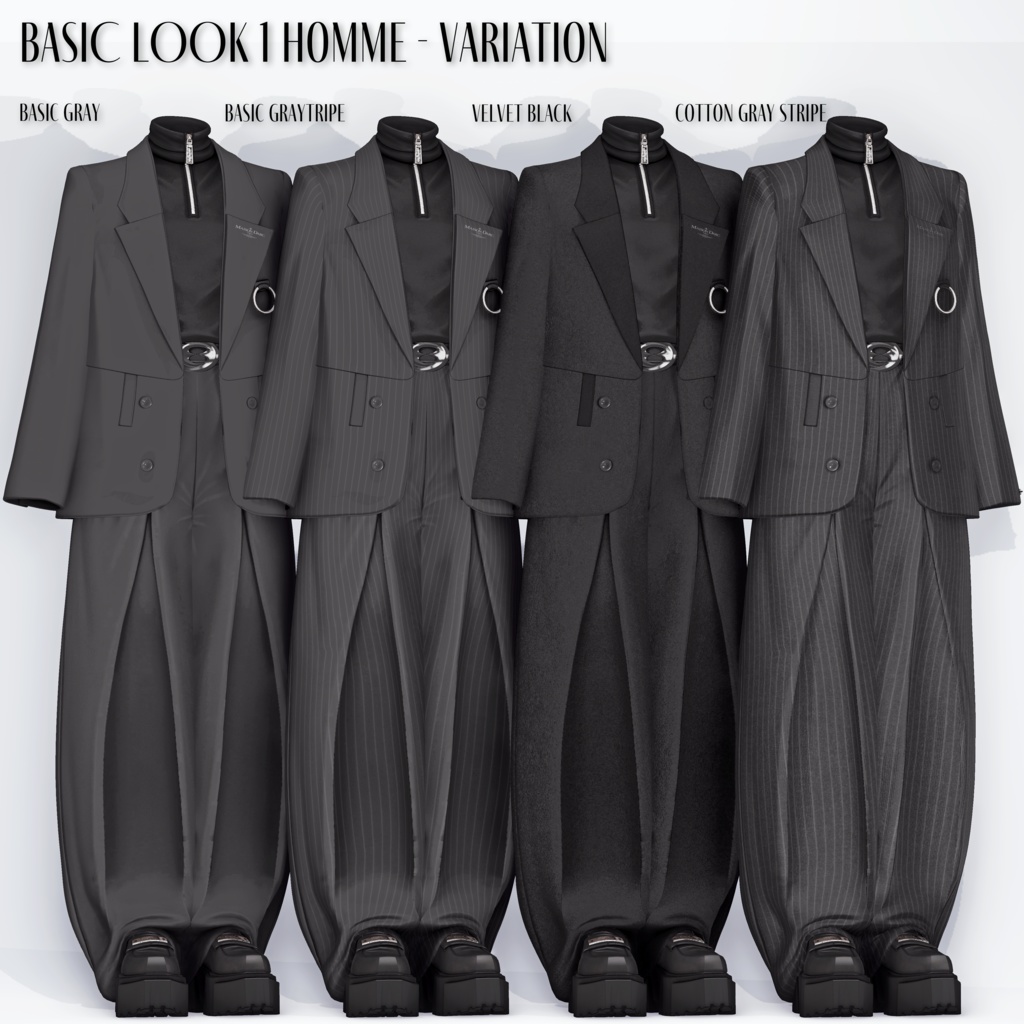 ♘MODE SCRIPTUM /// BASIC LOOK 1 HOMME♘