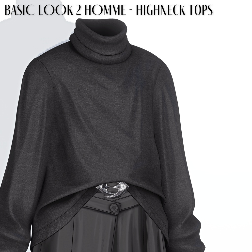 ♘MODE SCRIPTUM /// BASIC LOOK 2 HOMME♘