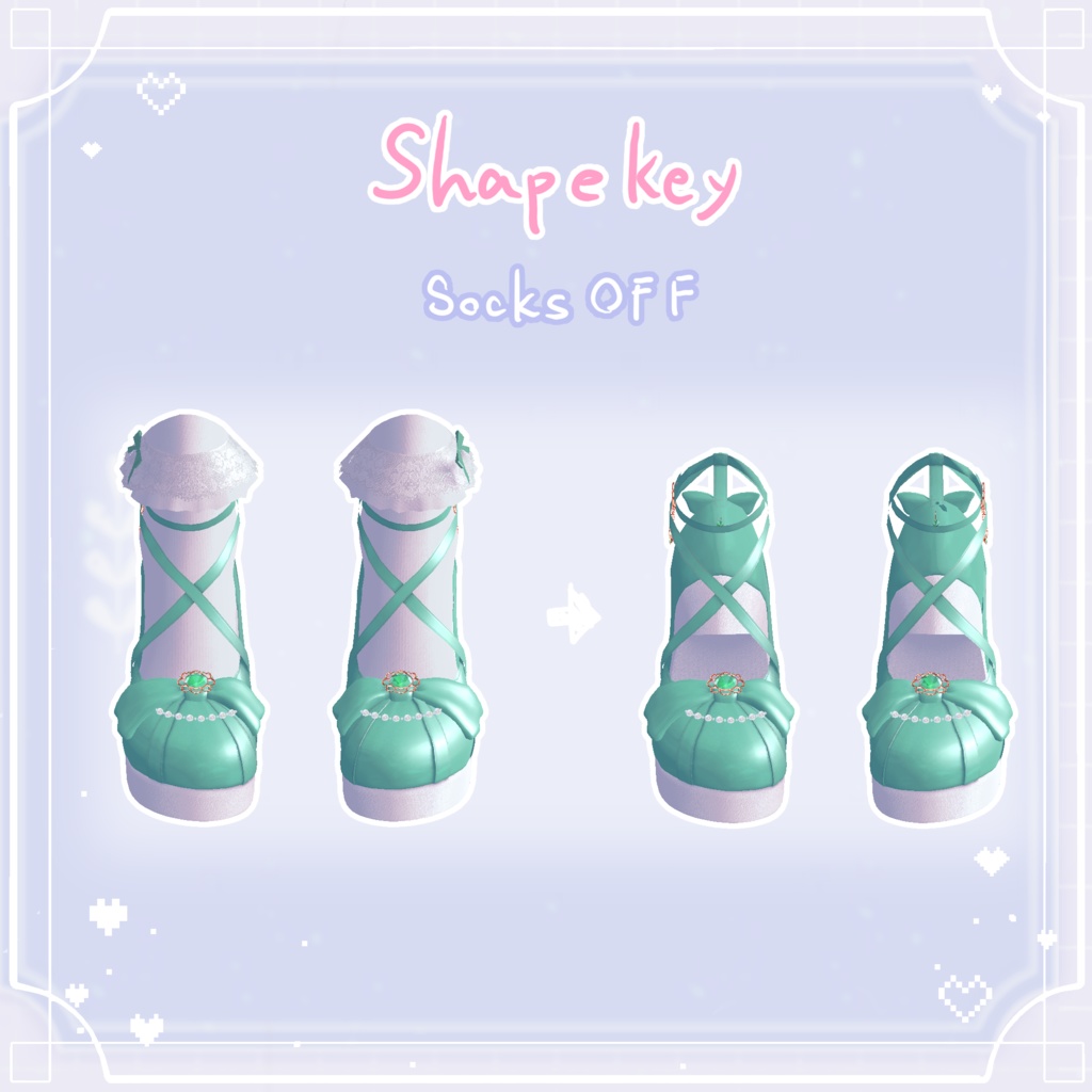 【6アバター対応】Crosstrap×Ribbon【MA対応】