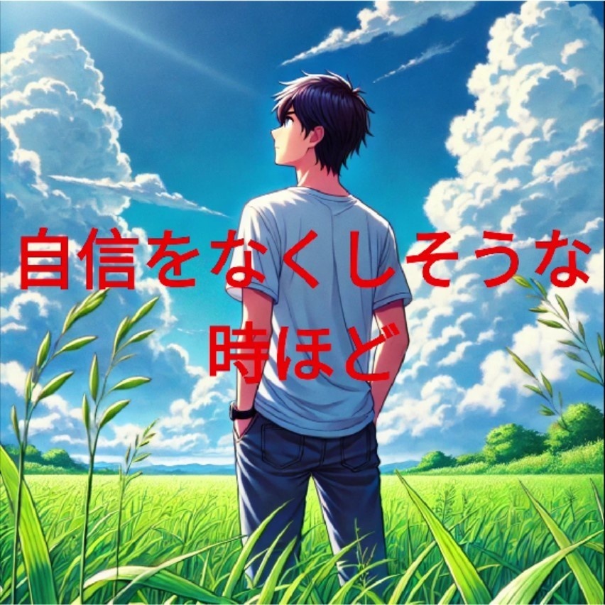 自信をなくしそうな時ほど