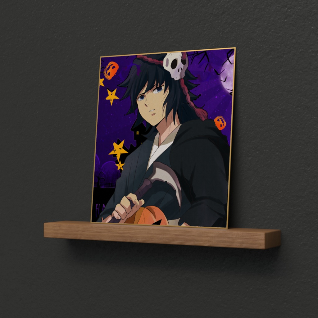 鬼滅の刃 冨岡義勇 色紙 (二次創作)