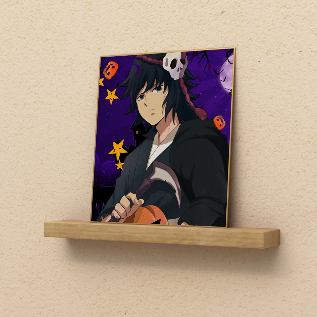 鬼滅の刃 冨岡義勇 色紙 (二次創作)