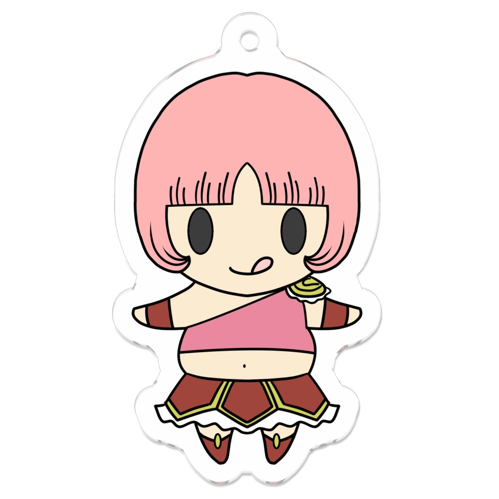 アクリルキーホルダーちびきゃら富子