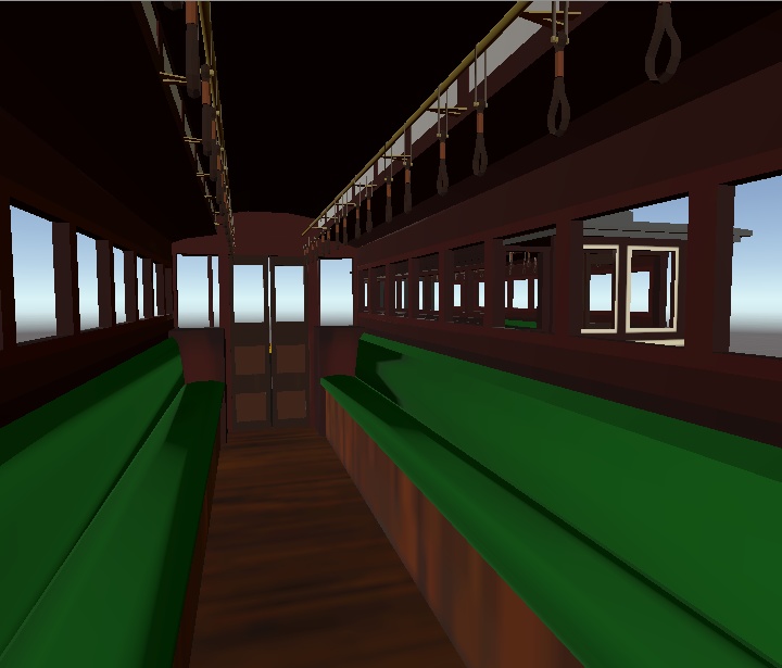 【3Dモデル】レトロな路面電車