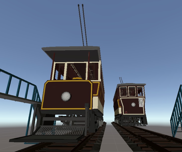 【3Dモデル】レトロな路面電車