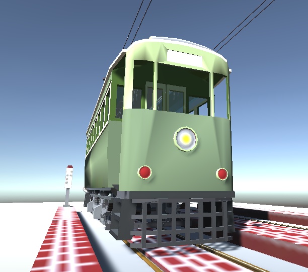 【3Dモデル】近代化したレトロな路面電車