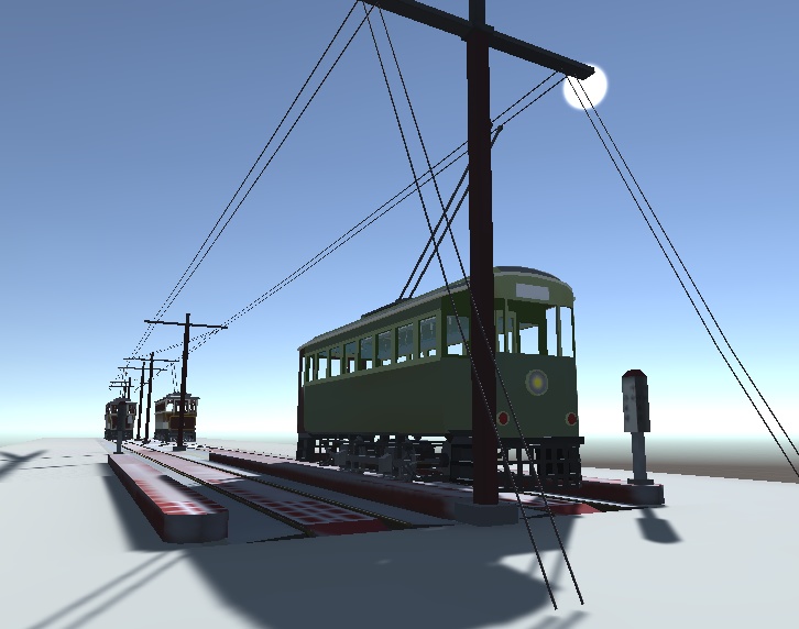 【3Dモデル】近代化したレトロな路面電車