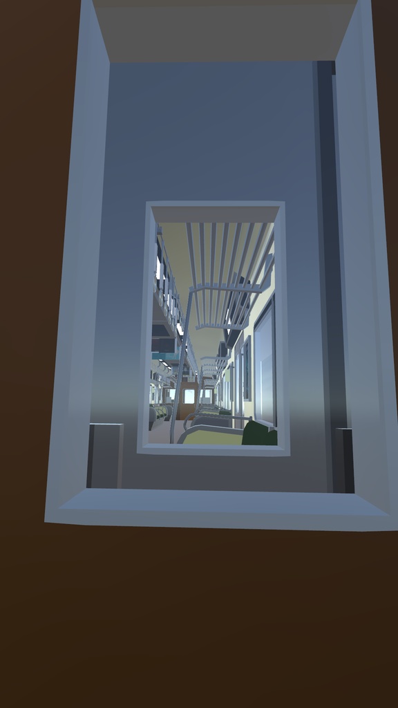 【3Dモデル】現代の電車