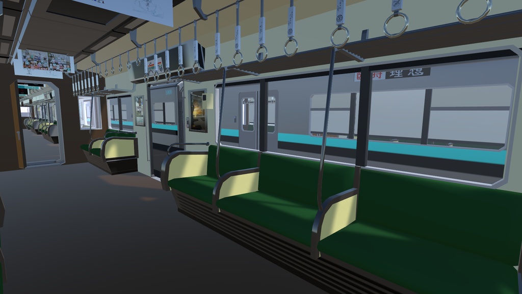 【3Dモデル】現代の電車