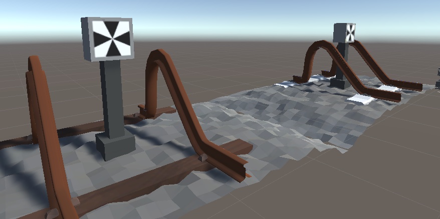 【3Dモデル】直線レール