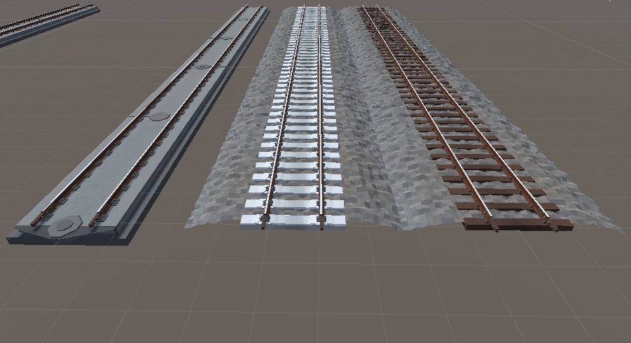 【3Dモデル】直線レール