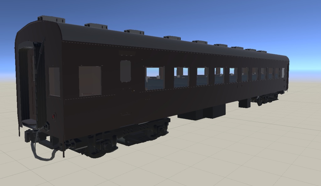 【3Dモデル】旧型客車
