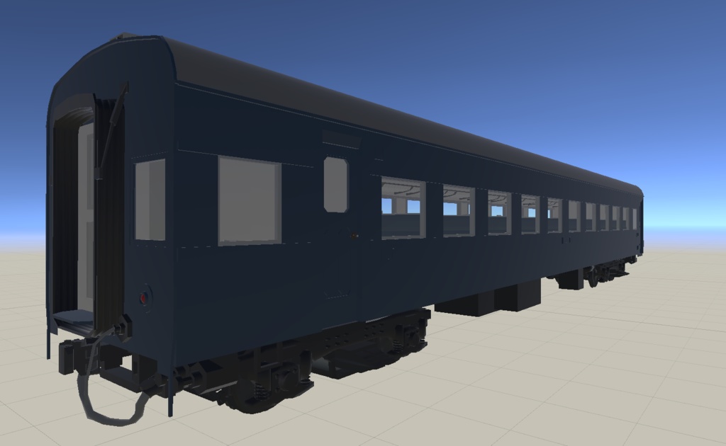 【3Dモデル】旧型客車