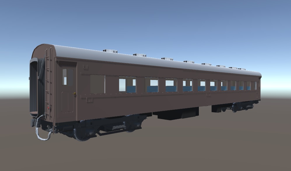 【3Dモデル】旧型客車