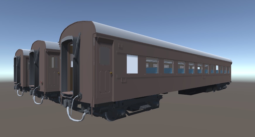 【3Dモデル】旧型客車