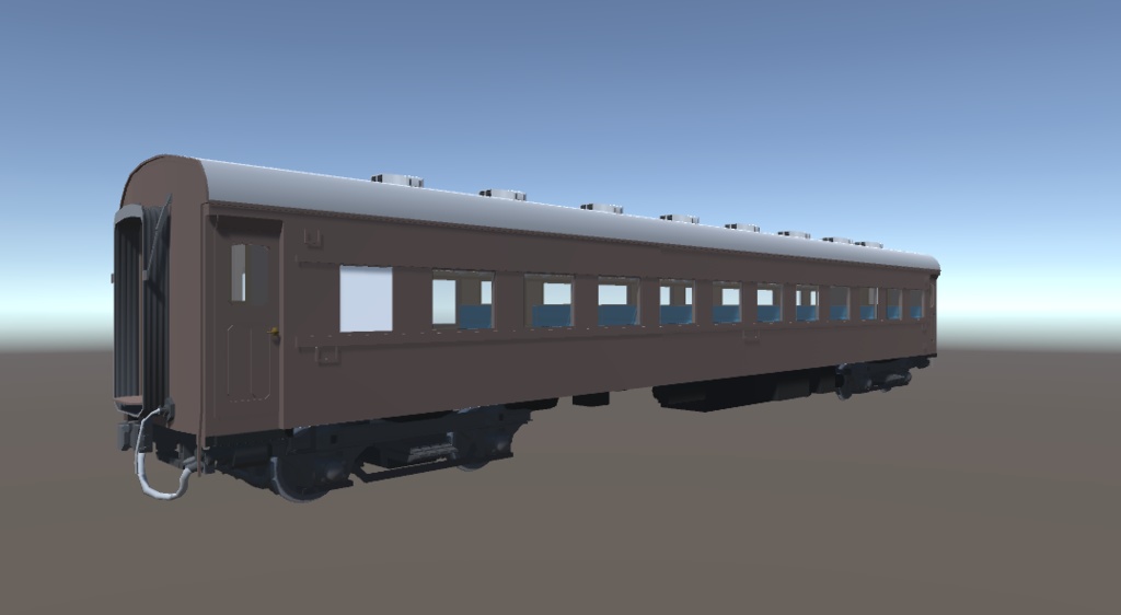 【3Dモデル】旧型客車