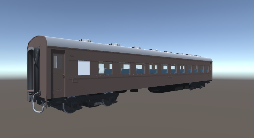 【3Dモデル】旧型客車
