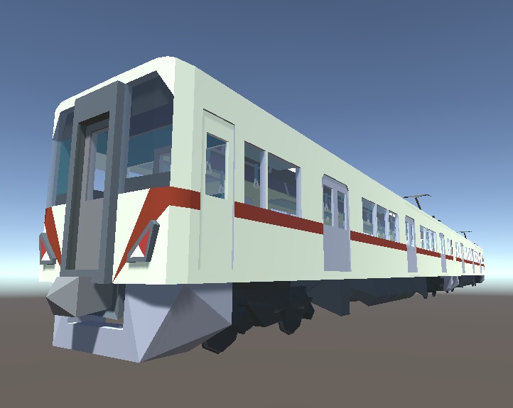 【3Dモデル】5000ポリゴンの5000系電車