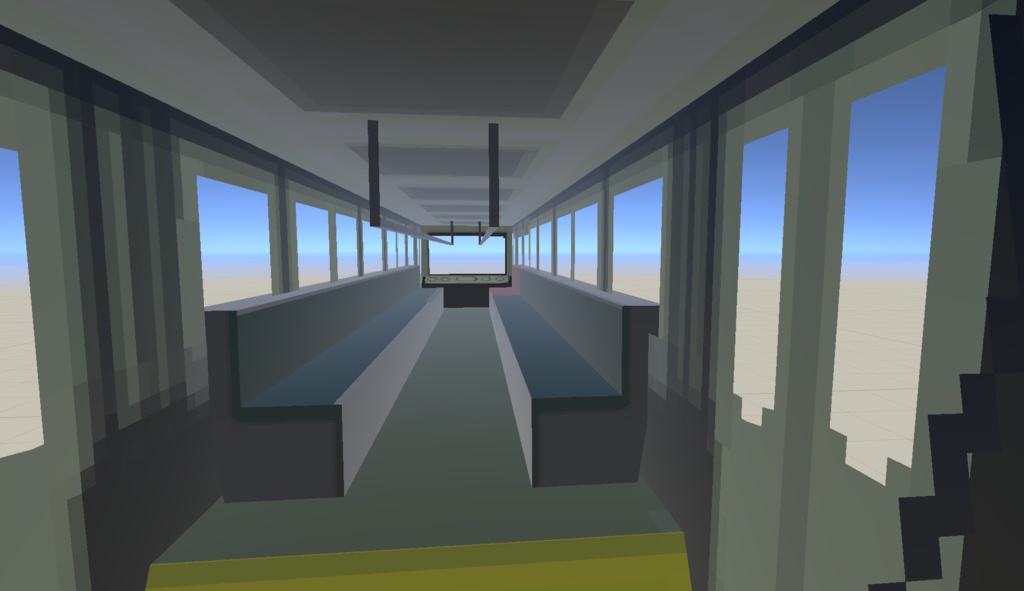 【3Dモデル】256ポリゴンの256形路面電車「イトラム」