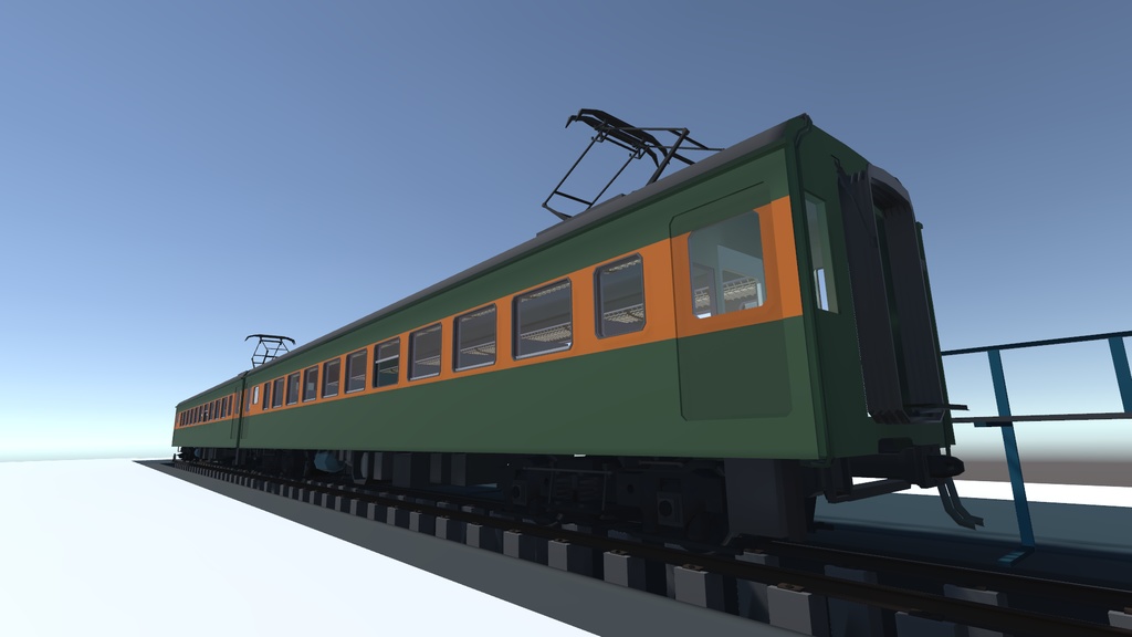【3Dモデル】国鉄80系電車