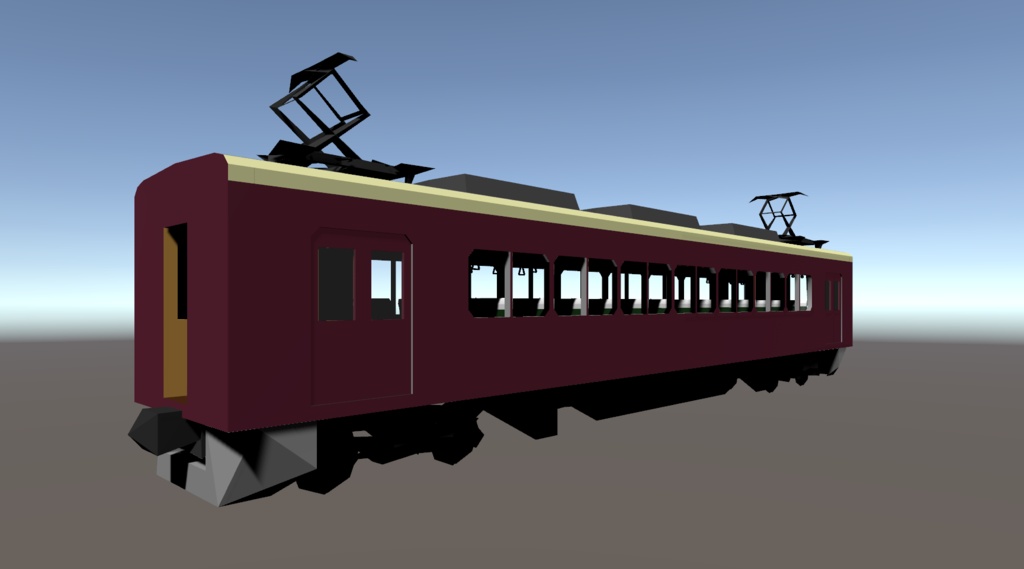 【3Dモデル】6300ポリゴンの6300系電車