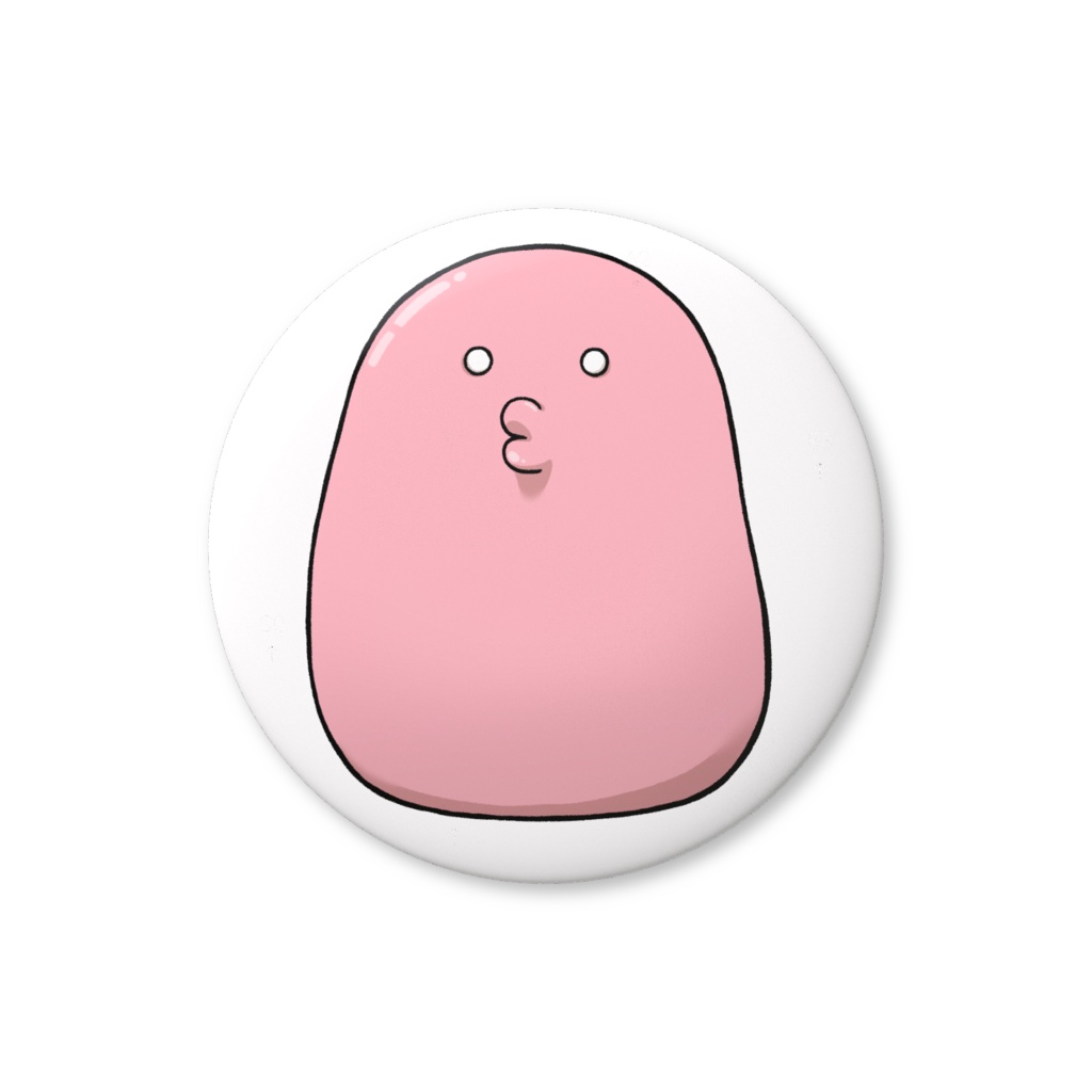 缶バッジ-ぷー(赤)