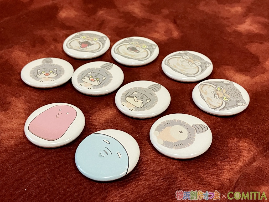 缶バッジ-ぷー(赤)