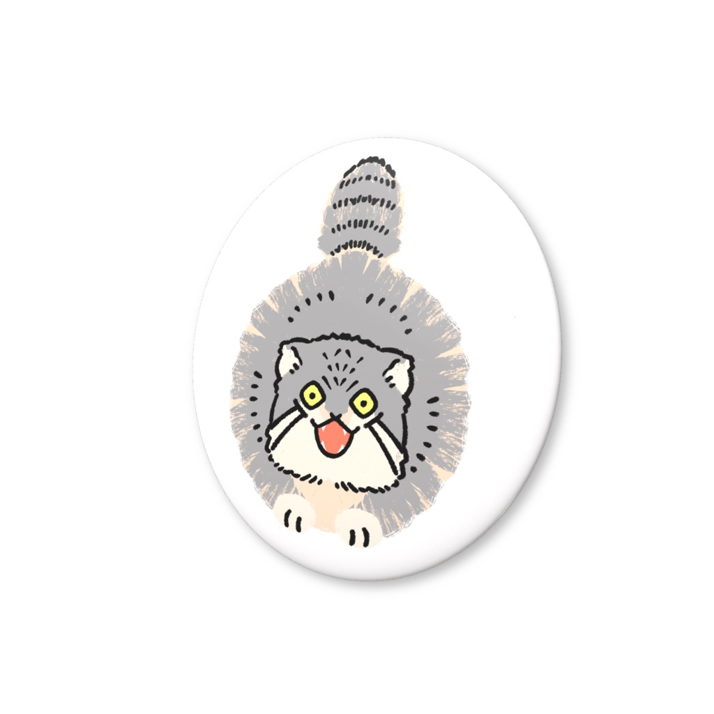 缶バッジ-マヌルネコSD01