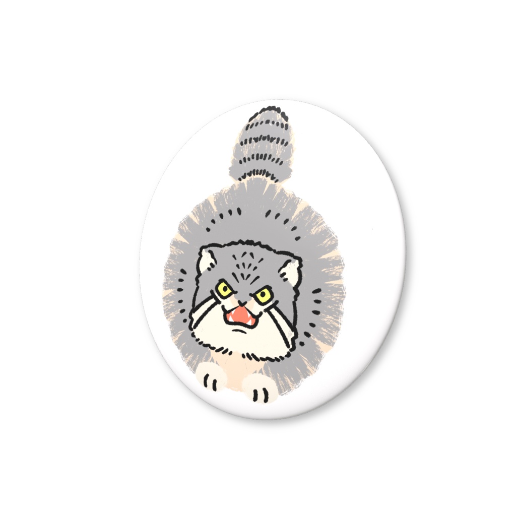 缶バッジ-マヌルネコSD02