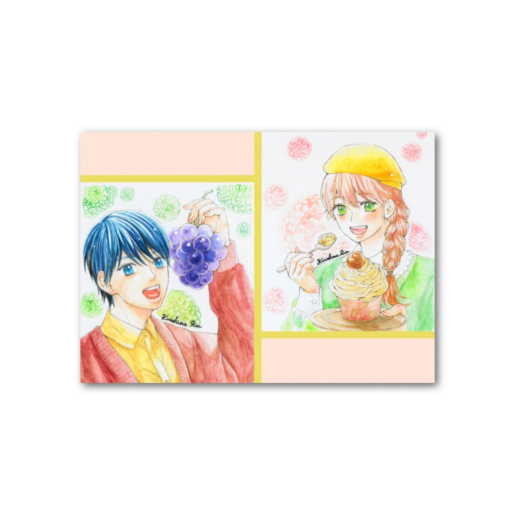 フォト風カード-秋の味覚