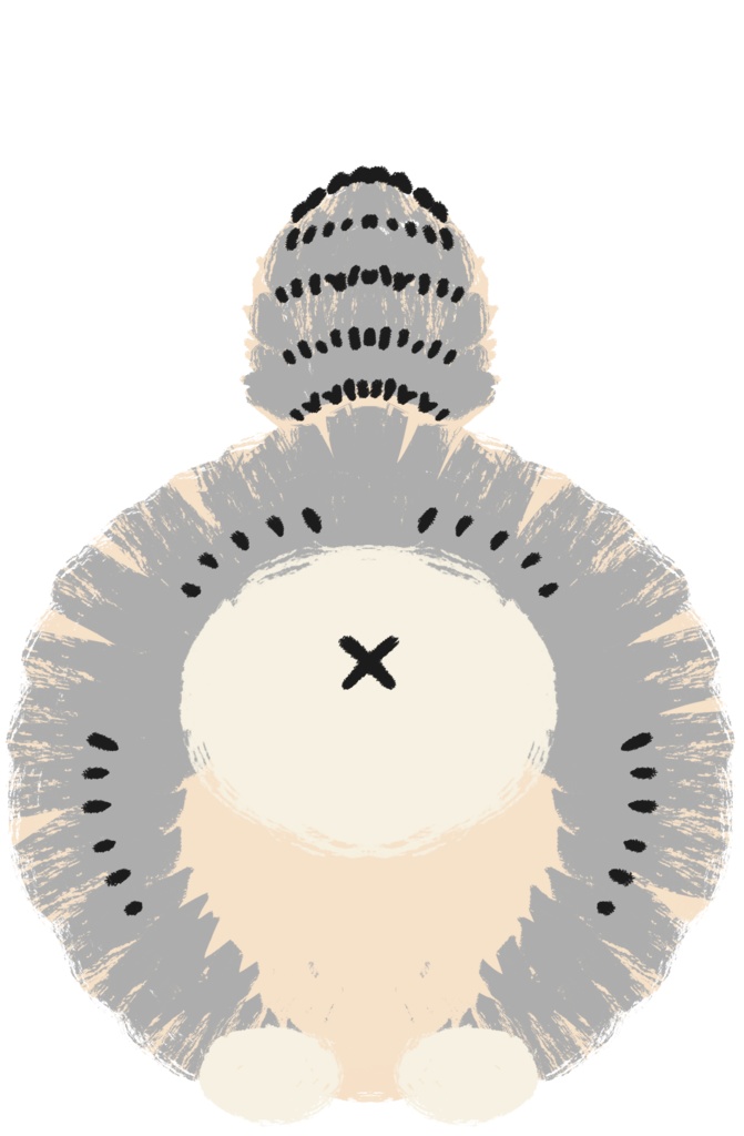 ふかふかクッション-マヌルネコSD(両面)